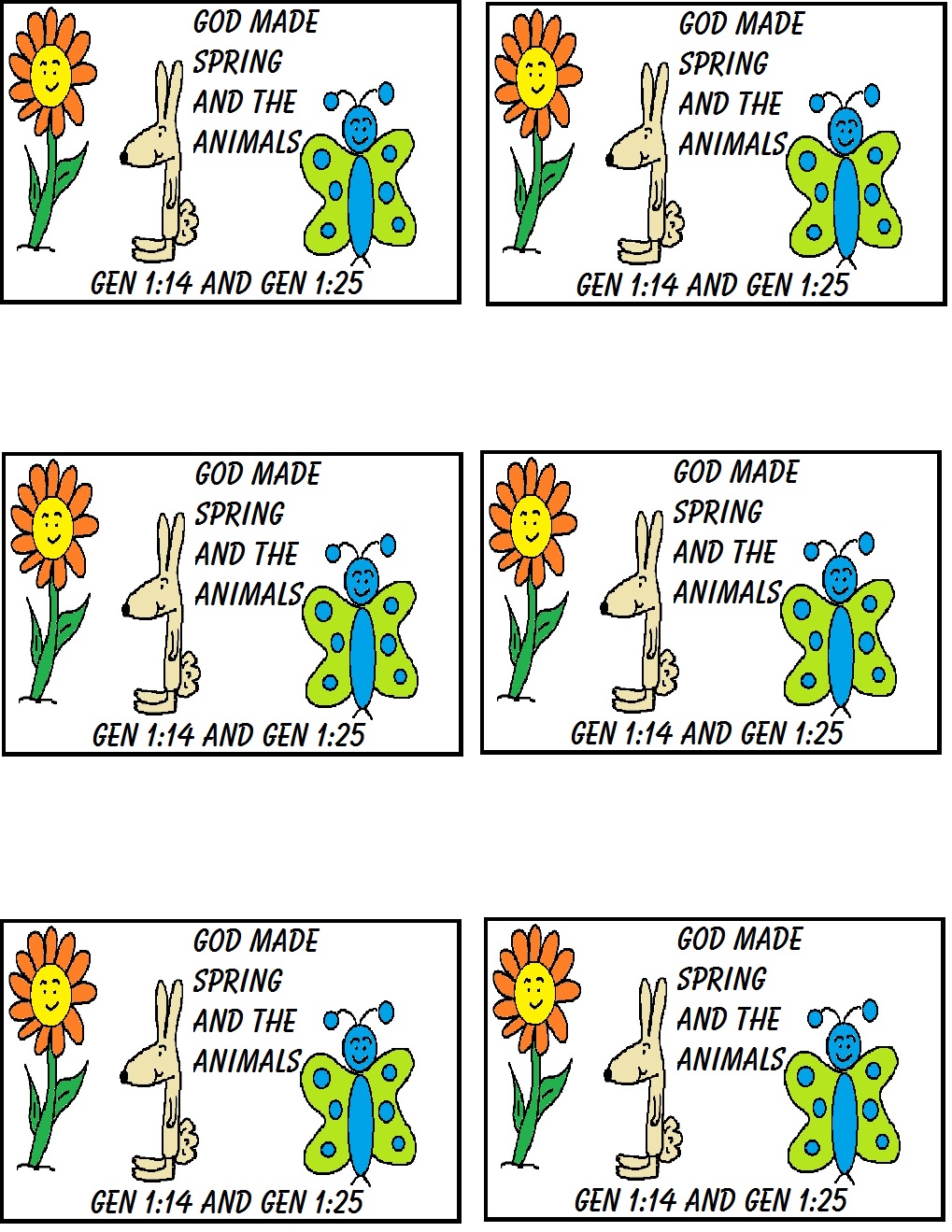 Spring Sunday School Lesson